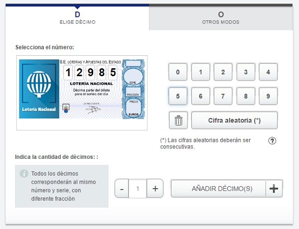 Cómo localizar un décimo de la Lotería de Navidad 2016 5 comprar decimo online