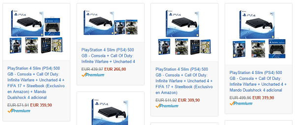 Ofertas de packs de la PS4 en Amazon por Black Friday 2 ps4 amazon black friday