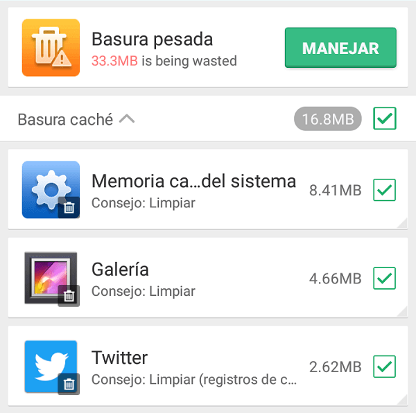 Cinco consejos para mejorar la duración de batería del ZTE Blade V7 Lite 3 zte clean master