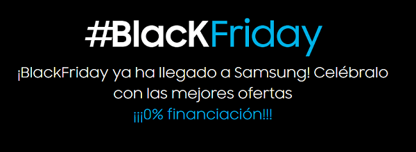 Samsung se une al Black Friday con descuentos y financiación gratis 1 black friday samsung