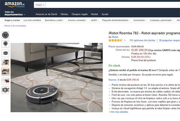 robot de limpieza ciber monday amazon
