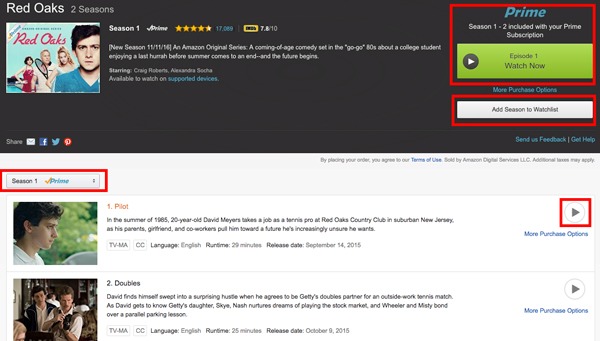 amazon prime video serie