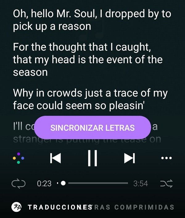 Cinco reproductores de música para el ZTE Blade V7 Lite 4 musixmatch