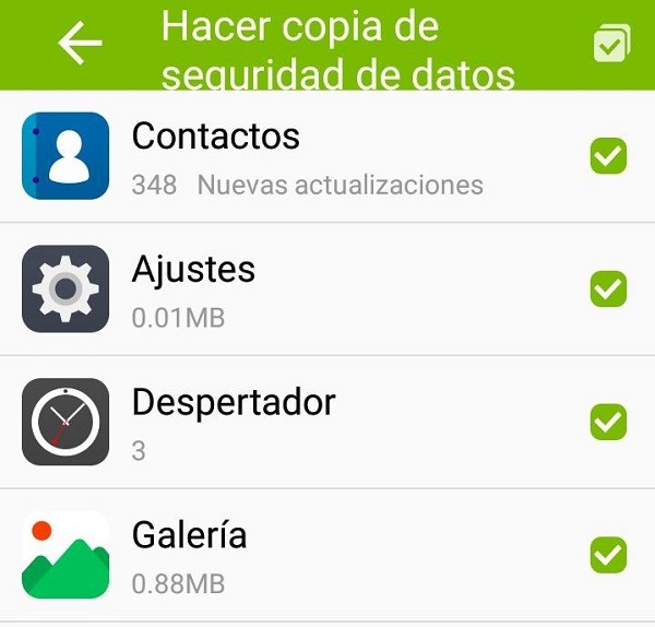 Cómo hacer una copia de seguridad de tus datos en el ZTE Blade V7 Lite 3 copia seg zte blade v7 lite