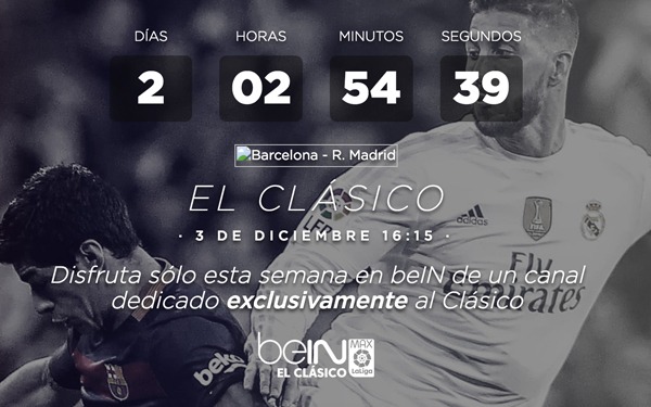 Cómo ver en Internet el clásico F.C Barcelona vs Real Madrid 2 barcelona vs real madrid bein