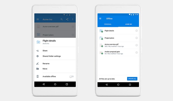 Dropbox ofrecerá carpetas sin conexión para los usuarios premium 2 dropbox sin conexión