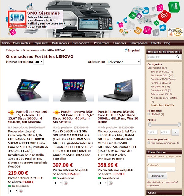 SMO tienda online de informatica logo