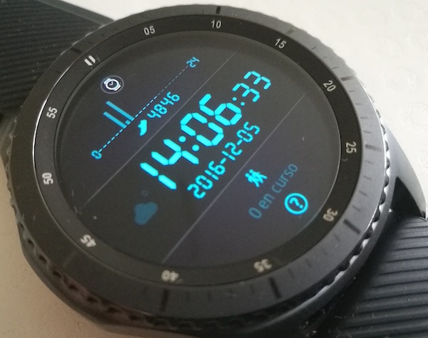 samsung gear s3 pantalla rueda