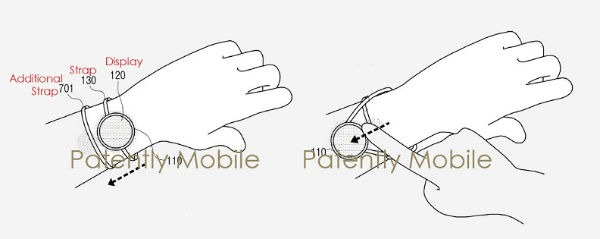 Así podrían ser los nuevos relojes inteligentes de Samsung 1 Samsung reloj patente