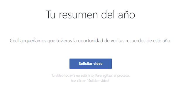 solicitar resumen facebook