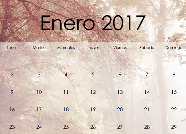 Calendario 2017, más de 150 plantillas para imprimir y descargar gratis 10 generar calendario gratis online