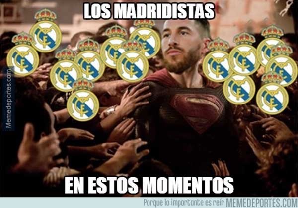 Los memes del Barca Real Madrid para enviar por WhatsApp 2 sergio ramos el clasico superman