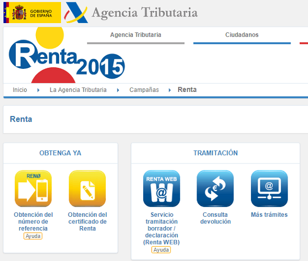 renta 2015