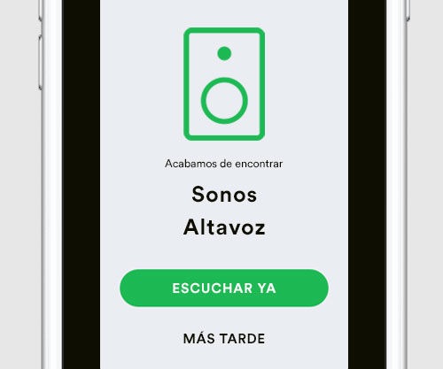 sonos altavoz spotify