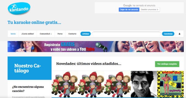 5 webs con vídeos de Karaoke gratis para las fiestas 2 canciones karaoke