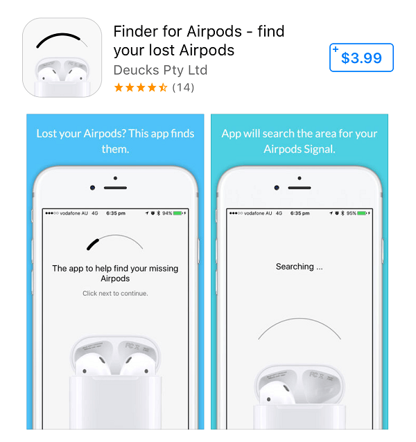 finder for airpods
