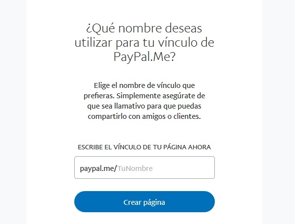 Guía para darse de alta y utilizar PayPal Me 4 Página de usuario PayPal Me