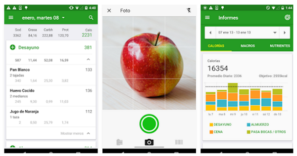 Estas son las apps que te ayudarán a subir la cuesta de enero 3 contador de calorías