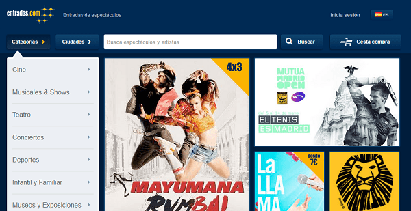 5 portales para encontrar entradas con descuento de espectáculos 5 entradas