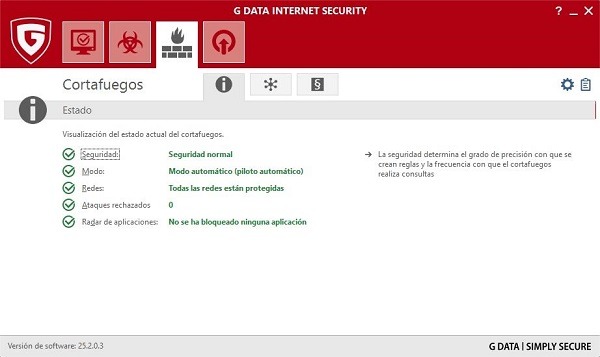 g data internet security cortafuegos