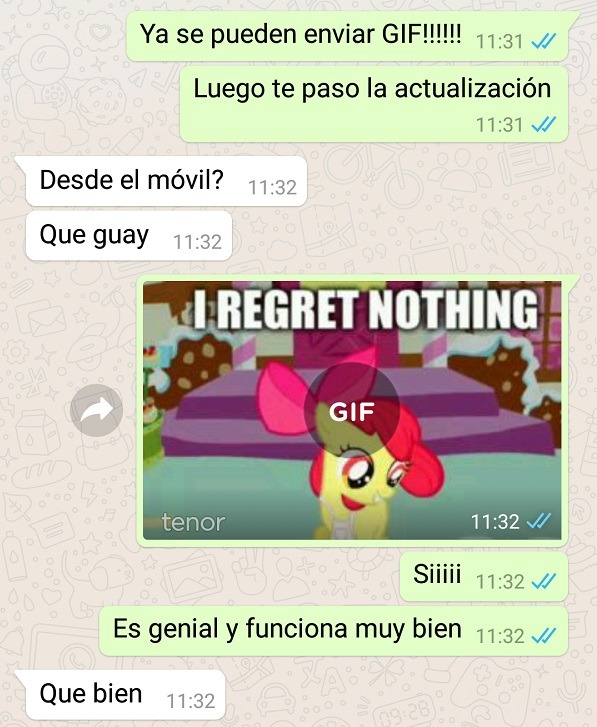 Cómo buscar y enviar GIF directamente desde WhatsApp