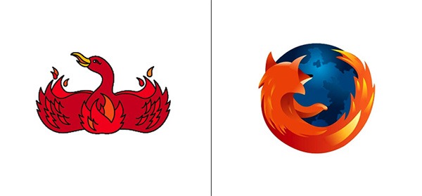 Así eran los logos de estas marcas famosas 2 mozilla