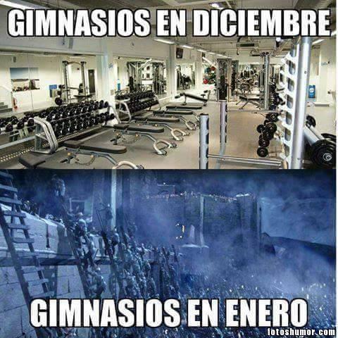 meme gimnasio enero
