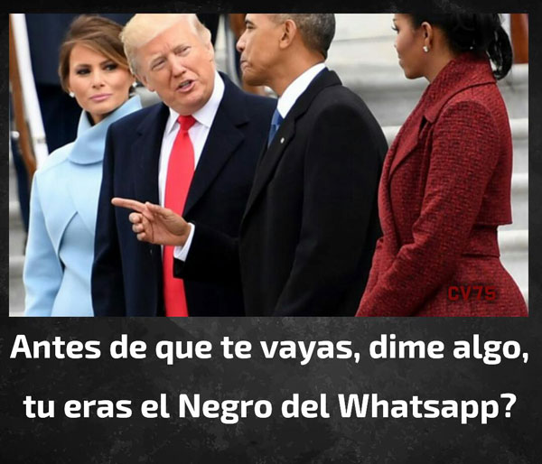Los memes más divertidos de la semana para WhatsApp 4 Donald Trump Barack Obama