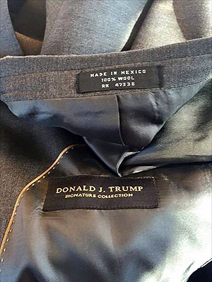 Donald Trump ropa