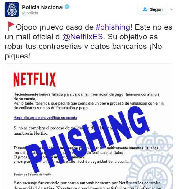 netflix phishing