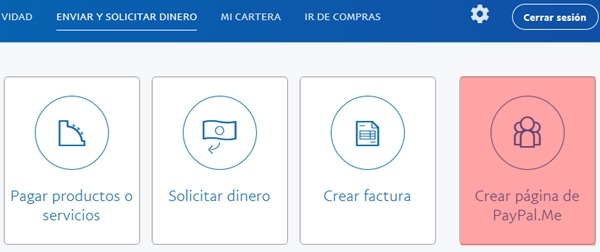 Guía para darse de alta y utilizar PayPal Me 3 Crear página de PayPal Me