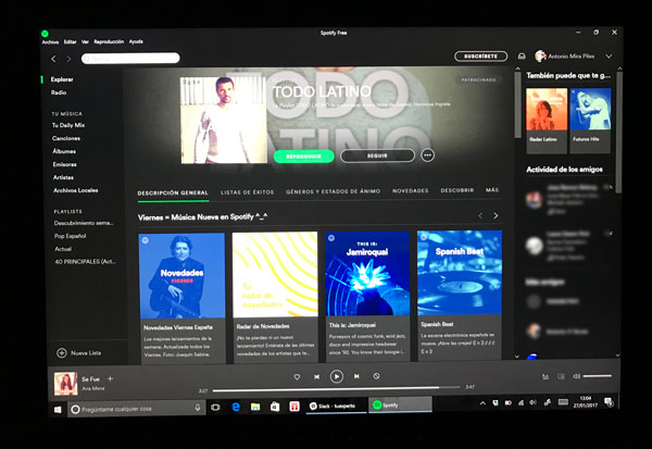 analisis asus transformer 3 pro spotify