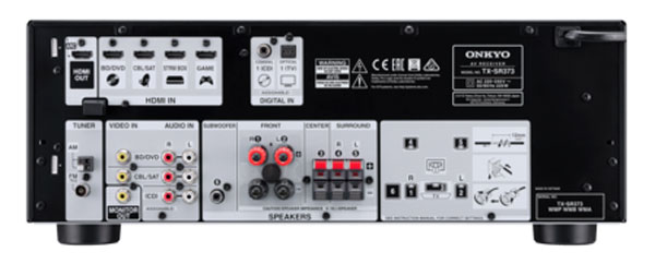 onkyo tx-sr373 trasera