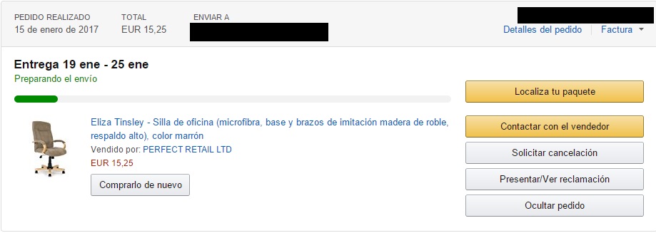 silla amazon 15€