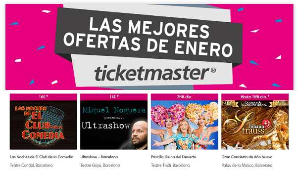 5 portales para encontrar entradas con descuento de espectáculos 4 ticketmaster
