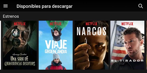 Netflix sin conexión