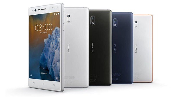 Nokia 6, Nokia 5 y Nokia 3, así­ son los tres móviles con Android