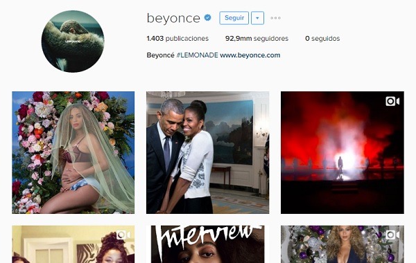 beyoncé instagram