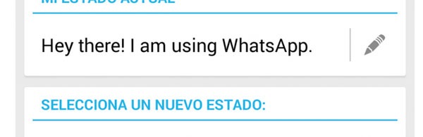 WhatsApp te dejará poner de nuevo frases profundas en tu estado