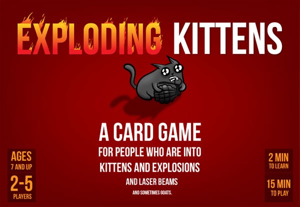 Qué fue de los 10 proyectos más financiados en Kickstarter 3 Exploding Kittens