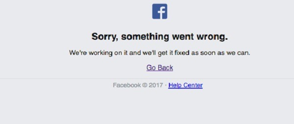 Facebook está fallando, problemas de conexión en la web 1 Facebook esta fallando, problemas de conexion en la web