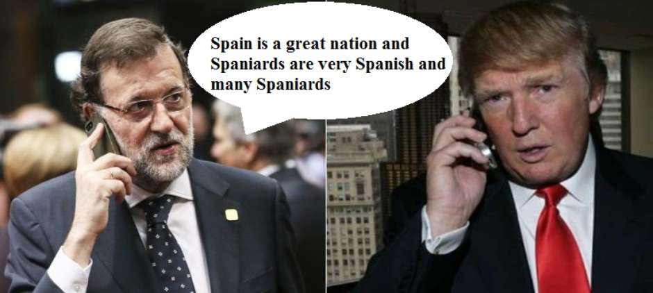 Trump y Rajoy