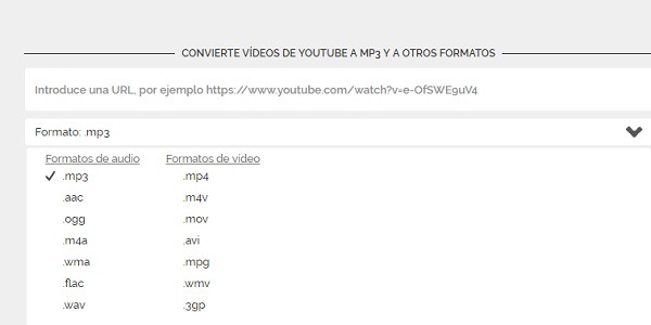 formato de audio