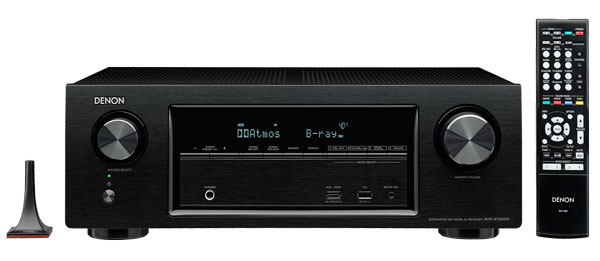 Denon AVR-X1300W, receptor AV en red con 4K asequible 2 denon avr-x1300w frontal
