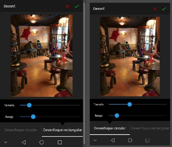 Cómo usar el modo desenfoque en el ZTE Axon 7 Mini 3 Desenfocar ZTE Axon 7 mini