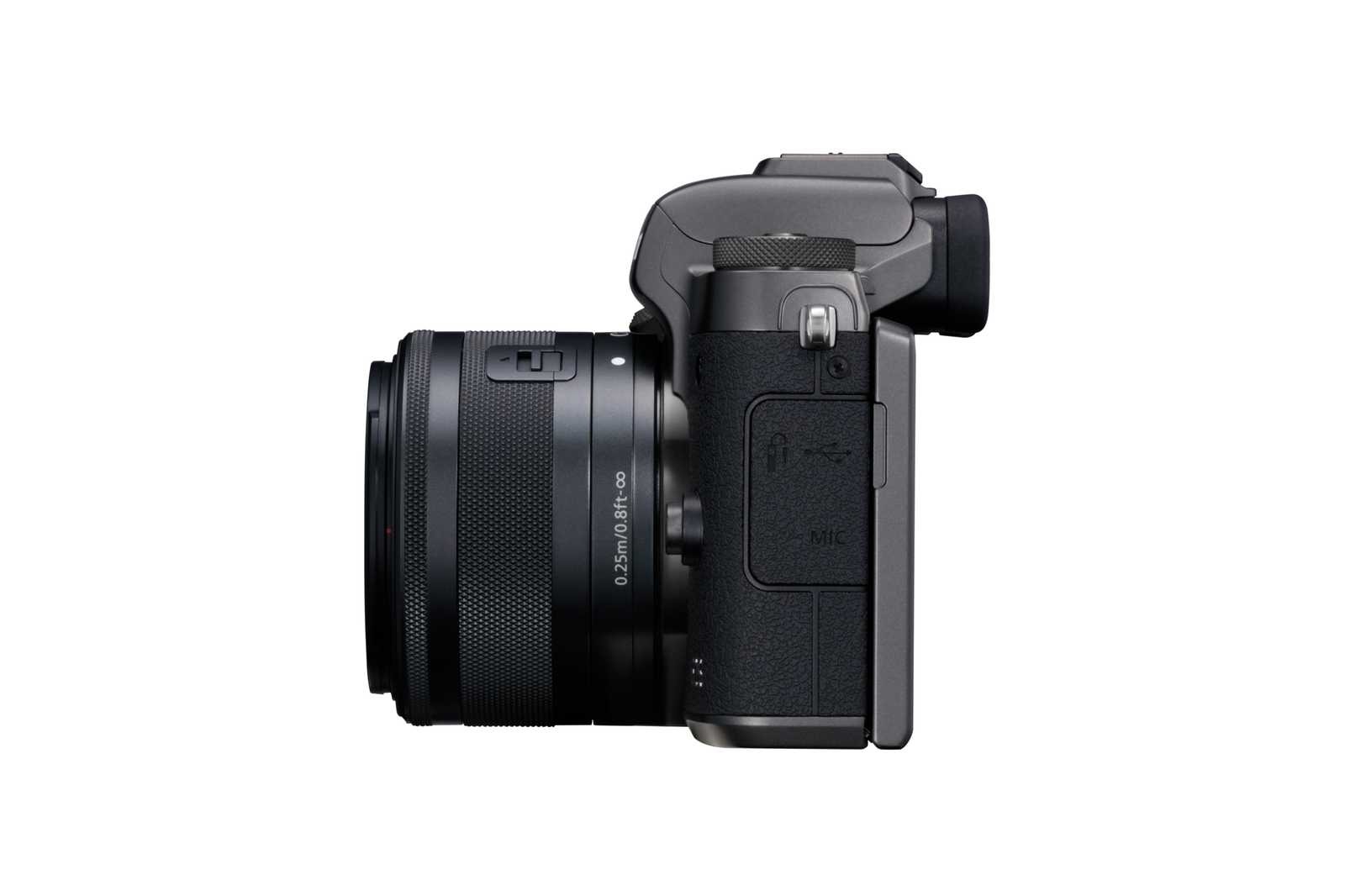 Canon EOS M5 izquierda