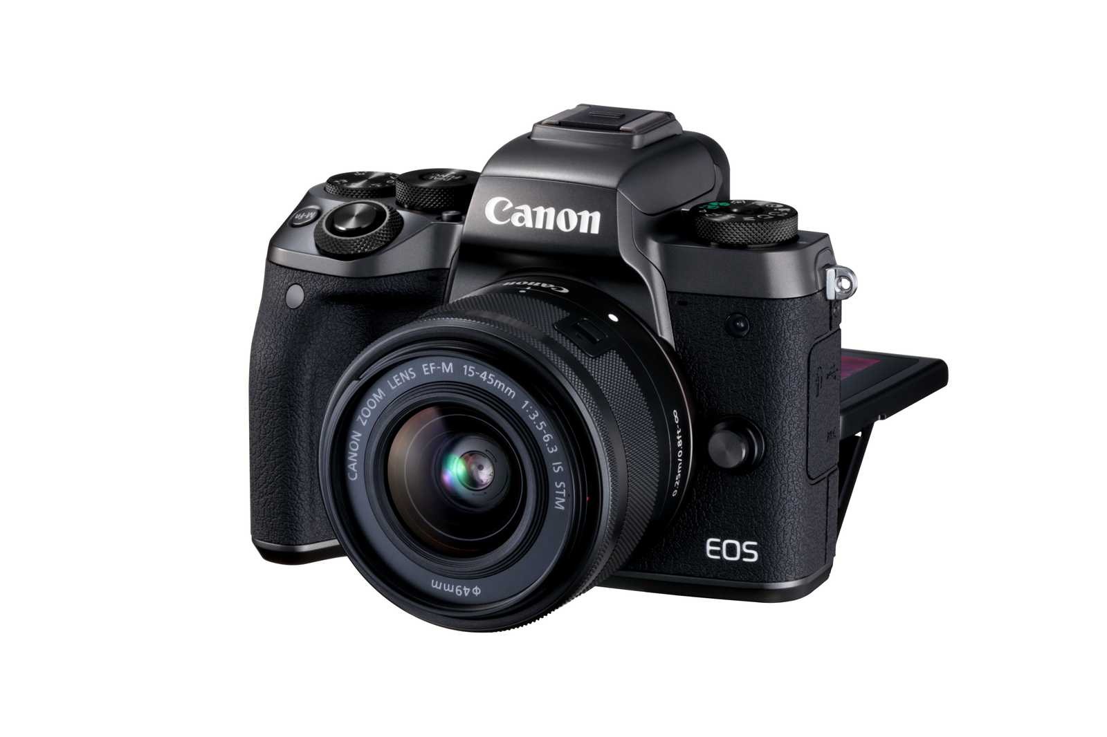 Canon EOS M5 pantalla abierta