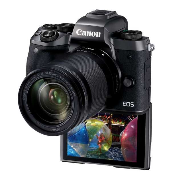 Canon EOS M5 pantalla para selfie