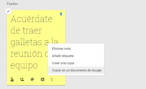 Google Keep, para qué sirve y cómo se usa en Google Docs