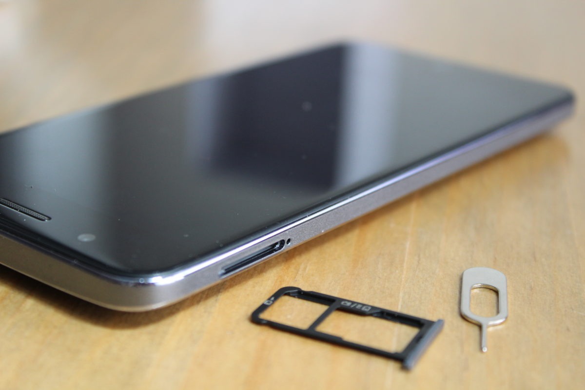 zte blade a610 plus ranura